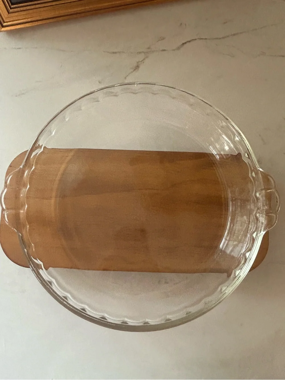 Vintage PYREX #229 Clear Glass Flavor Saver Pie Plate Corning NY USA